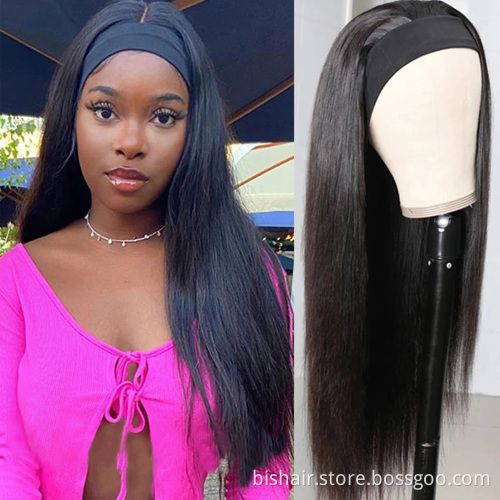 Black Women's Long Straight Hair with Wig Heat Resistant Synthetic Hair Mechanism 20, 22, 24, 26, 28 inch wholesaler